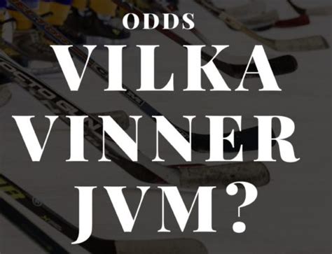 jvm odds|Odds Hockey VM .